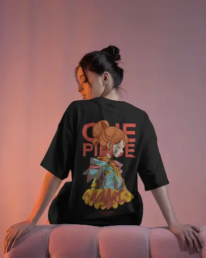 [0026/] NAMI, ONE PIECE Anime | Streetwear oversized t-shirt | Unisex