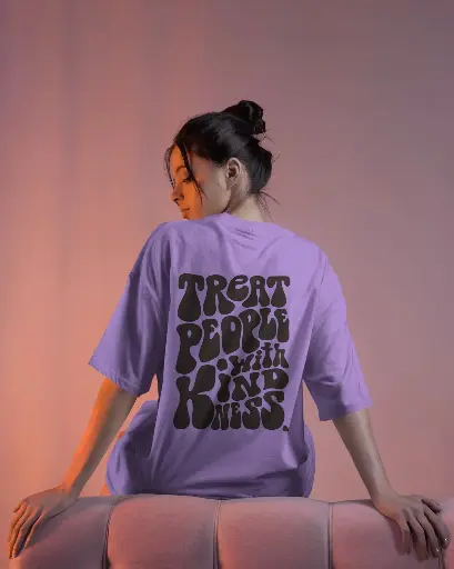 [0032/] Zallpo style font printed | Streetwear oversized t-shirt | Womens