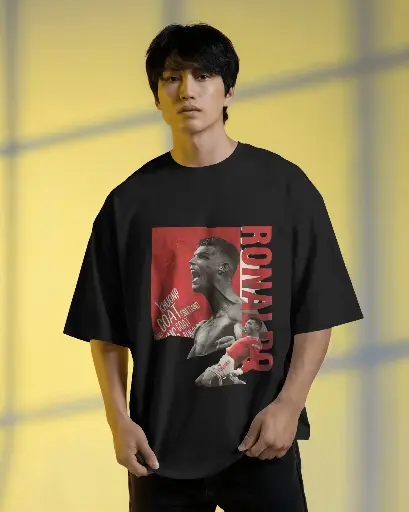 [0013/] Cristiano Ronaldo ( CR7)| Oversized T-shirt |